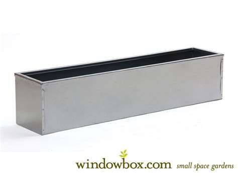 silver-tone metal window box liner custom los angeles|Liners for Window boxes .